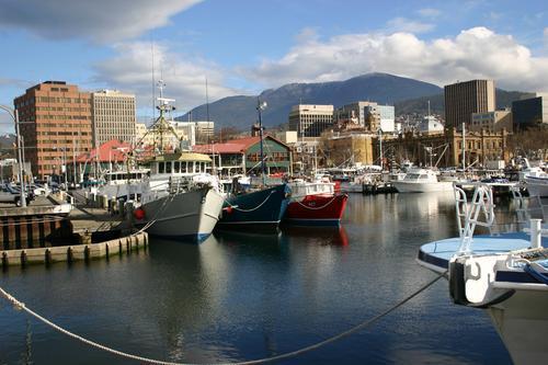 Hobart Waterfront & Mt. Wellington