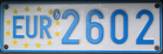 Fichier:Belgian vehicle registration plate for EU.jpg