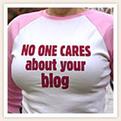 No one cares about your blog