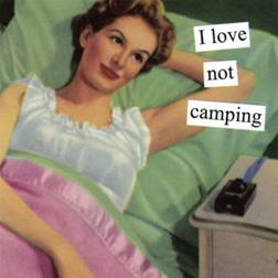 I Love Not Camping Magnet